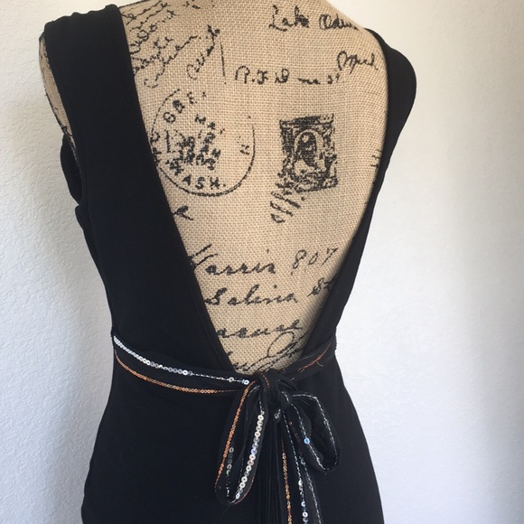 Hottie World Black mini dress size Medium - Picture 4 of 8